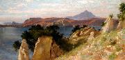 Edith Corbet Cicero's Villa and the Bay of Baiae Sweden oil painting artist